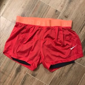 Nike Dri-Fit Womens Running Shorts Built-In Tights